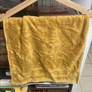 Zara Home Golden Yellow Face Towel